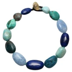 One-of-a-kind Necklace In Mixed Stones From The Danish Brand