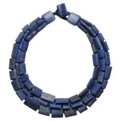 One-of-a-kind Necklace In Lapis Lazuli From The Danish Brand