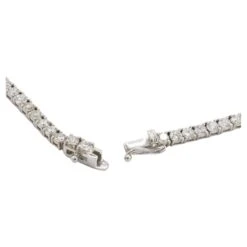 Unknown 14 Karat White Gold 11.22 Carat Natural Round Diamond Tennis Necklace 11 Unknown 14 Karat White Gold 11.22 Carat Natural Round Diamond Tennis Necklace -Mode Bijouterie Magasin j 19571782 1686857695976 bg processed