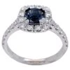 1.16 Carat Cushion Shape Sapphire 18 K Pave Set Engagement Ring With Halo 2 1.16 Carat Cushion Shape Sapphire 18 K Pave Set Engagement Ring With Halo -Mode Bijouterie Magasin j 19572552 1686860047925 bg processed