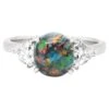 Unknown 1.97 Carat Lighting Ridge Black Opal & Diamond Three-Stone Ring Set In Platinum 1 Unknown 1.97 Carat Lighting Ridge Black Opal & Diamond Three-Stone Ring Set In Platinum -Mode Bijouterie Magasin j 19575312 1686895026699 bg processed