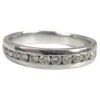 Unknown Channel Set Diamond Wedding Band 14 Karat White Gold 0.12 Carat