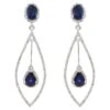 Unknown Sapphire Dangle Earrings With Diamond In 18k Gold 1 Unknown Sapphire Dangle Earrings With Diamond In 18k Gold -Mode Bijouterie Magasin j 19579032 1686920173040 bg processed