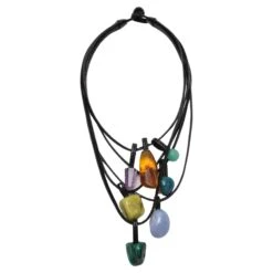 One-of-a-kind Necklace In Mixed Materials From The Danish Brand