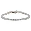 Unknown 14 Karat White Gold 4.77 Carat Round Natural Diamond Tennis Line Bracelet -Mode Bijouterie Magasin j 19579842 1686925403161 bg processed