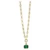Handcrafted Leah Cut Emerald Drop Necklace By Single Stone -Mode Bijouterie Magasin j 19583282 1686941936915 bg processed