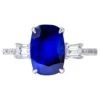 Unknown Blue 3 Carat Sapphire Ring With Side Diamonds 18Karat Gold -Mode Bijouterie Magasin j 19585272 1686952759242 bg processed