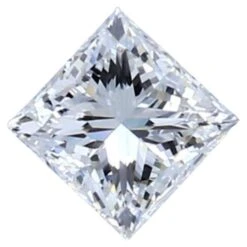Unknown Gia Certified 0.60 Carat White Square Modified Brilliant Loose Natural Diamond