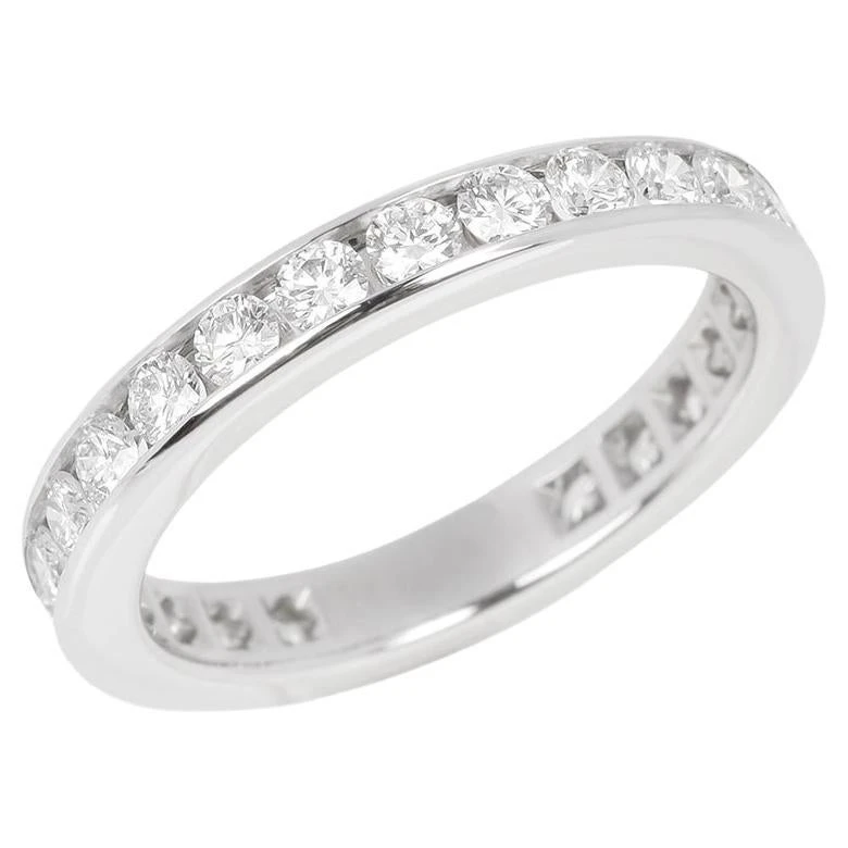Tiffany & Co. Brilliant Cut Diamond Platinum Full Eternity Ring 3 Tiffany & Co. Brilliant Cut Diamond Platinum Full Eternity Ring