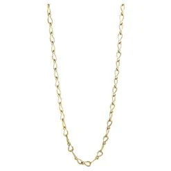 Grunfeld Link 14k Yellow Gold Necklace