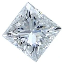 Unknown Gia Certified 0.70 Carat White Square Modified Brilliant Loose Natural Diamond