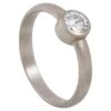 Brilliant Cut Diamond Ring, 18 Carat White Gold
