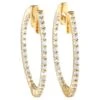 Lb Exclusive 14k Yellow Gold 0.55 Carat Diamond Inside-Out Hoop Earrings -Mode Bijouterie Magasin j 19614962 1687274177960 bg processed