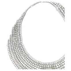 Diamond Bib Extra Large Cluster Necklace 265 Carats 18 Karat White Gold -Mode Bijouterie Magasin j 19615642 1687371879286 bg processed
