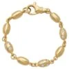 Handcrafted Dorothy Luxe Burnish Set Diamond Bracelet By Single Stone