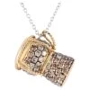 Roberto Coin 18k Yellow And White Gold 0.80ct Diamond Champagne Cork Necklace -Mode Bijouterie Magasin j 19617372 1687291520277 bg processed