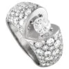 Escada 18k White Gold 4.19 Carat Diamond Ring -Mode Bijouterie Magasin j 19617622 1687292542615 bg processed