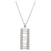 Tiffany & Co. Atlas 18k White Gold Diamond Open Bar Pendant Necklace -Mode Bijouterie Magasin j 19617882 1687293857985 bg processed