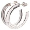 Tiffany & Co. Sterling Silver Large 1837 Flat Hoop Earrings Medium -Mode Bijouterie Magasin j 19618472 1687297101832 bg processed