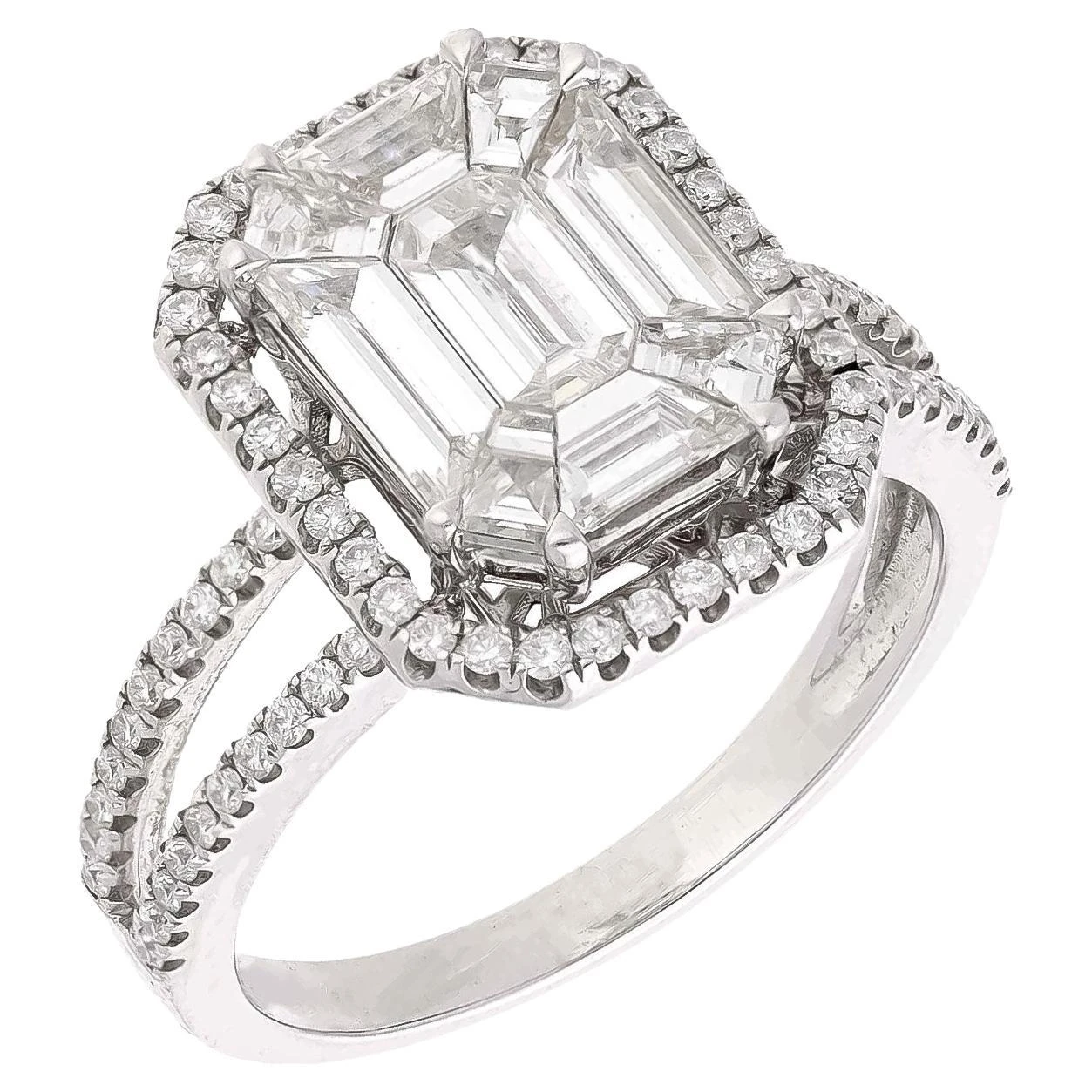 Unknown Natural Diamond Ring With In 18k Gold 3 Unknown Natural Diamond Ring With In 18k Gold