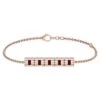 Unknown Ruby & Diamond Dual Tone Bracelet In 18 Karat Gold -Mode Bijouterie Magasin j 19647602 1687505822817 bg processed