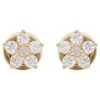 1/2 Carat SI Clarity HI Color Diamond Flower Stud Earrings 18 Karat Yellow Gold -Mode Bijouterie Magasin j 19648122 1687509464539 bg processed