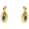 Unknown 18 Kt Yellow Gold And Blue Agate Earrings 1 Unknown 18 Kt Yellow Gold And Blue Agate Earrings -Mode Bijouterie Magasin j 19652852 1687537983598 bg processed