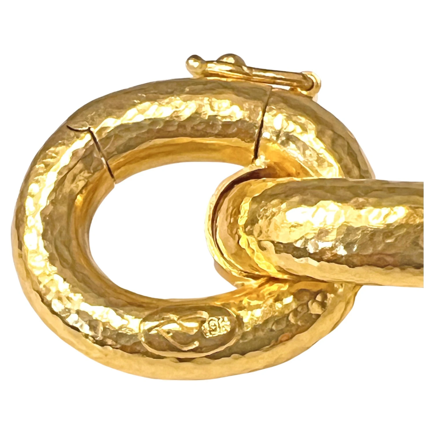 Elizabeth Locke 19k Yellow Gold Curb Link Bracelet 6 Elizabeth Locke 19k Yellow Gold Curb Link Bracelet – Image 4