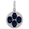 Gia Certified Ej 2.21 Carat Oval Sapphire White Gold Circle Diamond Pendant -Mode Bijouterie Magasin j 648662 1686082867311 bg processed
