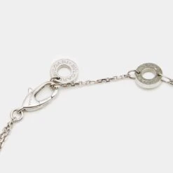 Bvlgari Divas' Dream Diamonds 18k White Gold Charm Bracelet M/L -Mode Bijouterie Magasin luxury women bvlgari used fine jewelry p796120 003 master