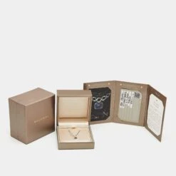 Bvlgari Divas' Dream Diamonds 18k White Gold Charm Bracelet M/L -Mode Bijouterie Magasin luxury women bvlgari used fine jewelry p796120 006 master