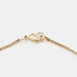 Chanel CC Crystals Gold Tone Pendant Necklace -Mode Bijouterie Magasin luxury women chanel used accessories p792370 002 master