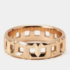 Tiffany & Co. Tiffany T True 18k Rose Gold Wide Band Ring Size 52 10 Tiffany & Co. Tiffany T True 18k Rose Gold Wide Band Ring Size 52 -Mode Bijouterie Magasin luxury women tiffany co used fine jewelry p796105 004 master