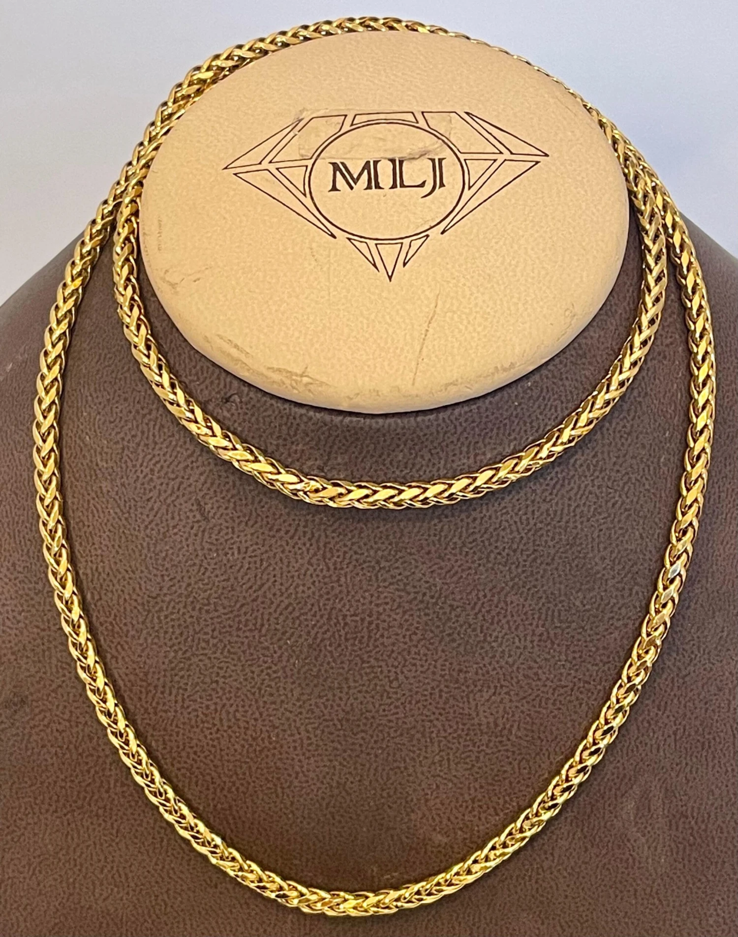 Unknown Vintage 14 Karat Yellow Gold 25 Gm Franco Chain Necklace 11 Unknown Vintage 14 Karat Yellow Gold 25 Gm Franco Chain Necklace – Image 9
