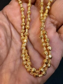 Unknown Vintage 18 Karat Yellow Gold 9.5 Gm, Ball Chain Necklace -Mode Bijouterie Magasin mobilejpegupload 1484D3FBD7C549E687ADEB60E1404696 master