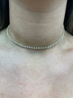 Illusion Setting Diamond Choker Necklace 2.13 Carats 14 Karat Yellow Gold 11 Illusion Setting Diamond Choker Necklace 2.13 Carats 14 Karat Yellow Gold -Mode Bijouterie Magasin mobilejpegupload 1686150994762 master
