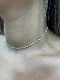 Illusion Setting Diamond Choker Necklace 2.13 Carats 14 Karat Yellow Gold 13 Illusion Setting Diamond Choker Necklace 2.13 Carats 14 Karat Yellow Gold -Mode Bijouterie Magasin mobilejpegupload 1686151004345 master