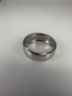 Unknown Diamond Wedding Band Wide Diamond Ring 14 Karat White Gold 0.75 Carat 14 Unknown Diamond Wedding Band Wide Diamond Ring 14 Karat White Gold 0.75 Carat -Mode Bijouterie Magasin mobilejpegupload 1687033974428 master