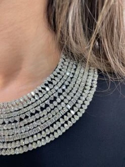 Diamond Bib Extra Large Cluster Necklace 265 Carats 18 Karat White Gold -Mode Bijouterie Magasin mobilejpegupload 1687308158729 master