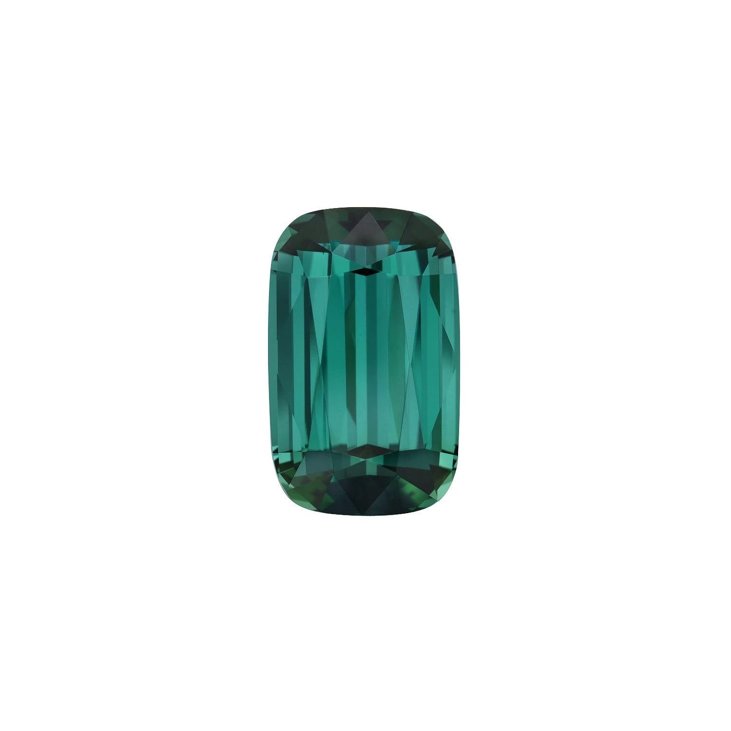 Blue Green Tourmaline Ring Gem 5.05 Carat Cushion Unmounted Loose Gemstone 5 Blue Green Tourmaline Ring Gem 5.05 Carat Cushion Unmounted Loose Gemstone – Image 3