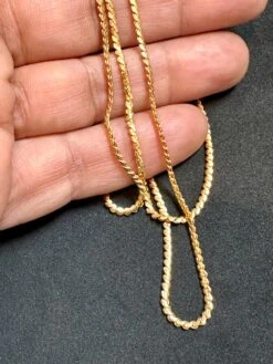 Unknown Vintage 18 Karat Yellow Gold 9.6 Gm S Link Chain Necklace -Mode Bijouterie Magasin mobilejpegupload 2249A90B41954EE987596A35386B3717 master