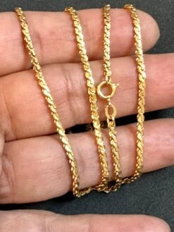 Unknown Vintage 18 Karat Yellow Gold 12.7 Gm S Link Chain Necklace -Mode Bijouterie Magasin mobilejpegupload 243312A61DA84613AB9FEE0CC9671F71 master