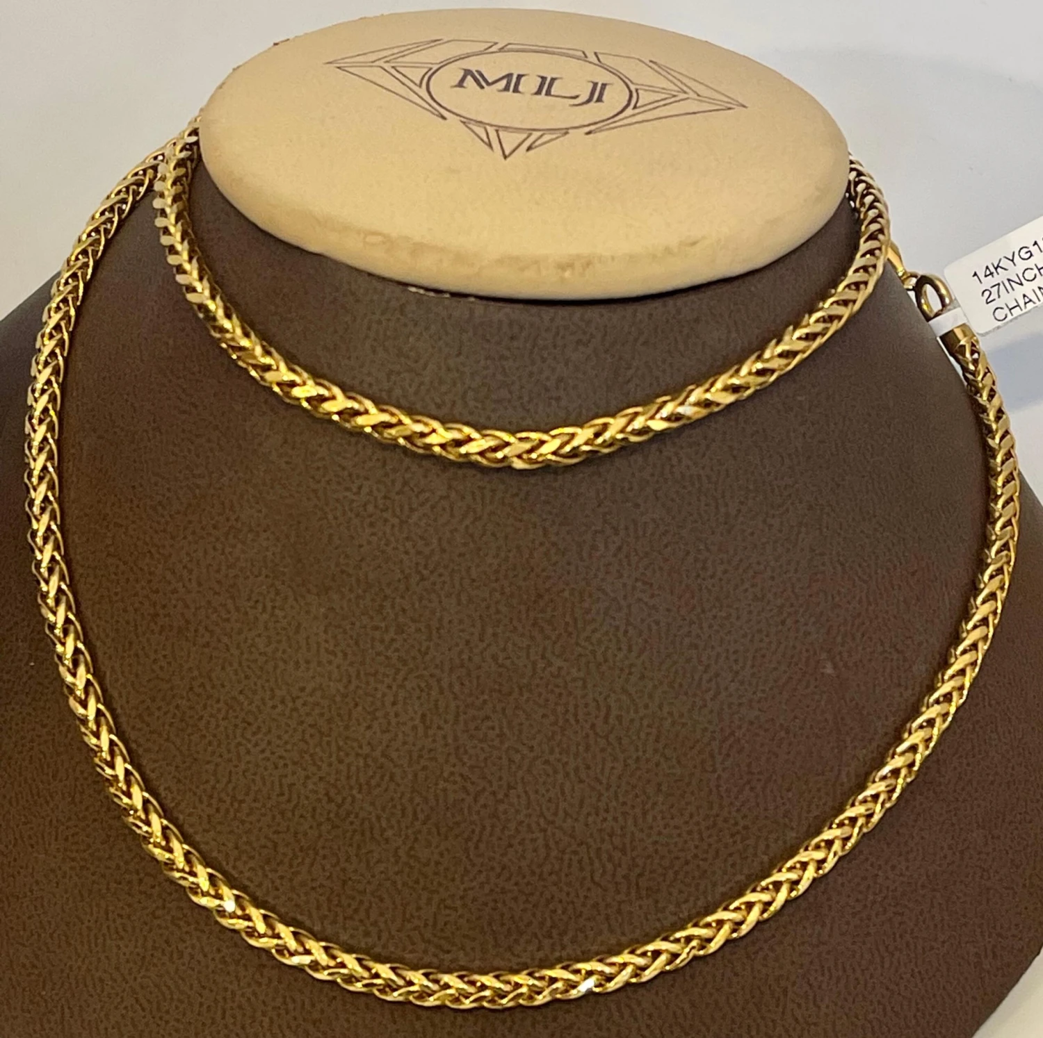 Unknown Vintage 14 Karat Yellow Gold 25 Gm Franco Chain Necklace 12 Unknown Vintage 14 Karat Yellow Gold 25 Gm Franco Chain Necklace – Image 10