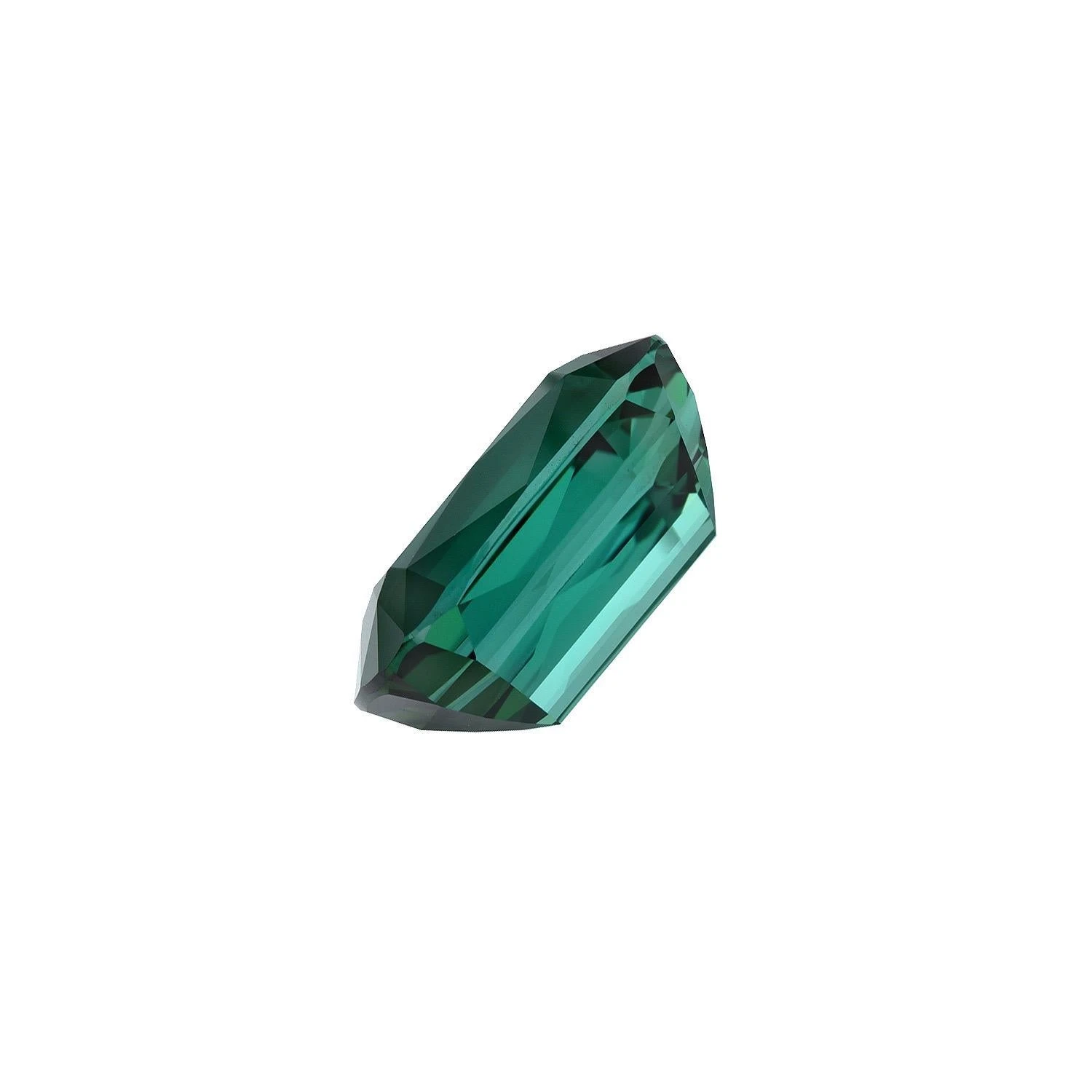Blue Green Tourmaline Ring Gem 5.05 Carat Cushion Unmounted Loose Gemstone 4 Blue Green Tourmaline Ring Gem 5.05 Carat Cushion Unmounted Loose Gemstone – Image 2