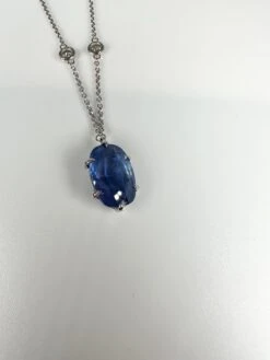 Unknown Rare Large Sapphire Diamond Pendant Necklace By The Yard 14kt 5.14ct Sapphire -Mode Bijouterie Magasin mobilejpegupload 3A890E552BBA49EEB88E5A5CB1BFE484 master