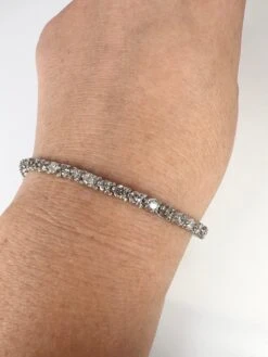 Unknown Diamond Tennis Bracelet 4.50 Carat 14 Karat White Gold Diamond Bracelet -Mode Bijouterie Magasin mobilejpegupload 517879C7BC134D919D5BD3859AA4F416 master