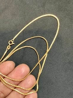 Unknown Vintage 18 Karat Yellow Gold 9.6 Gm S Link Chain Necklace -Mode Bijouterie Magasin mobilejpegupload 5E5144CE571442B7A18593372D2583BB master