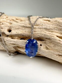 Unknown Rare Large Sapphire Diamond Pendant Necklace By The Yard 14kt 5.14ct Sapphire -Mode Bijouterie Magasin mobilejpegupload 6C26EAE41DB14A3AA9A1873C0792BC79 master