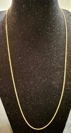 Unknown Vintage 18 Karat Yellow Gold 9.6 Gm S Link Chain Necklace -Mode Bijouterie Magasin mobilejpegupload 7BF1CE88B16E4AB0AFDF7BA5760ABDEC master