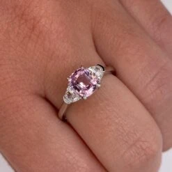 1.29 Carat Cushion Padparadscha Sapphire And Diamond Ring -Mode Bijouterie Magasin mobilejpegupload 7E6C420789F9467882D0E364688EE0AC master